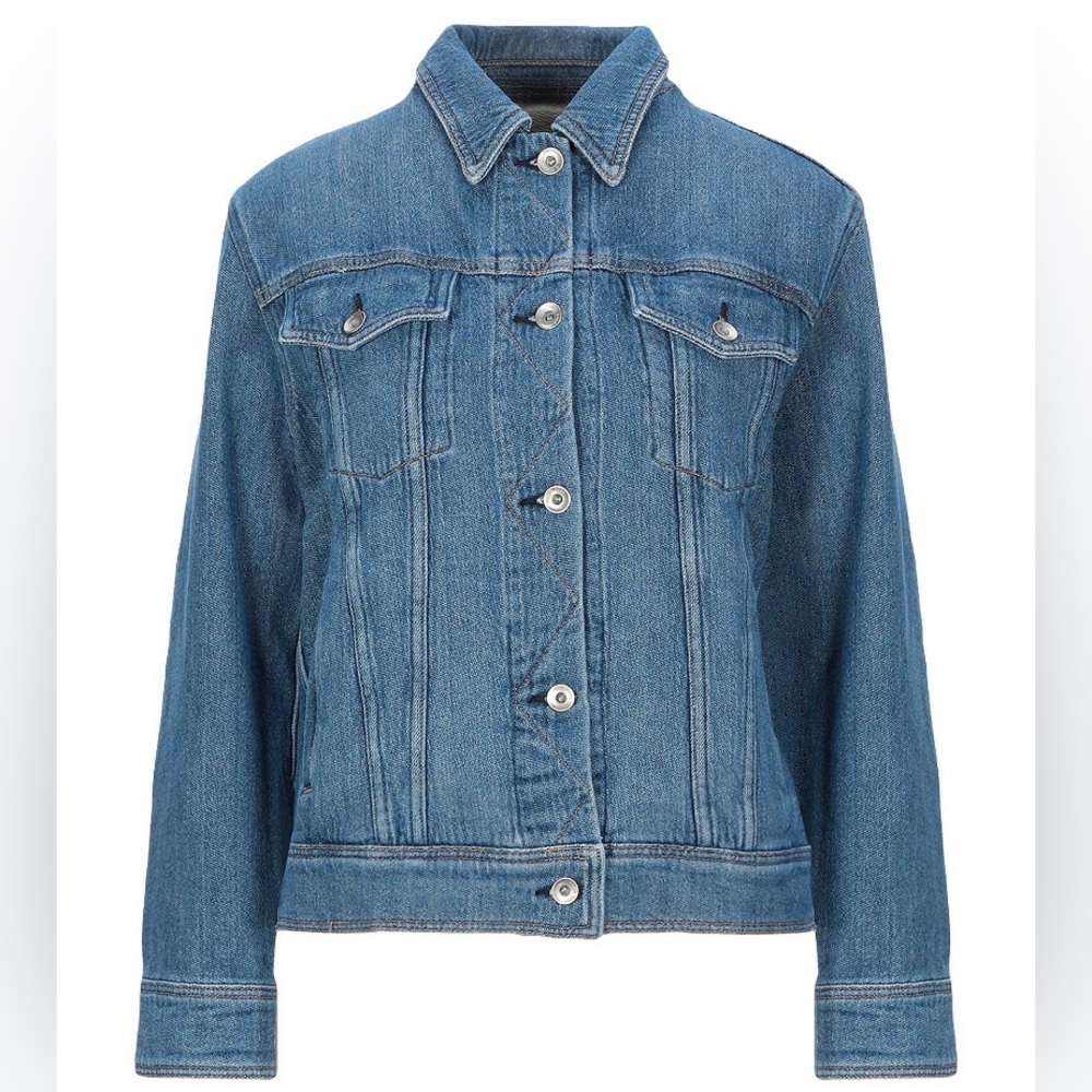 NWOT Rag & Bone Oversized Denim Trucker Jacket “Cozy”Blue XS
